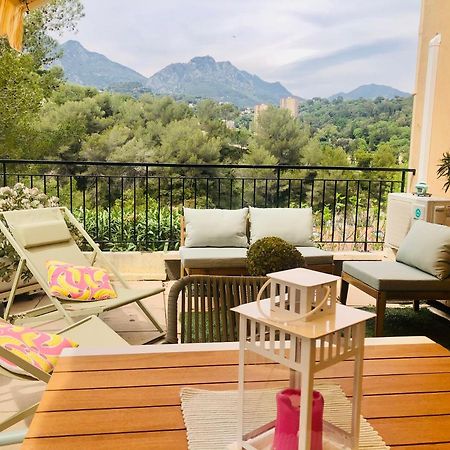 Mon Appart Avec Terrasse Et Piscine Рокебрюн — Кап-Мартен Экстерьер фото