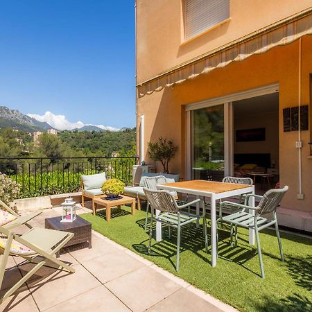 Mon Appart Avec Terrasse Et Piscine Рокебрюн — Кап-Мартен Экстерьер фото