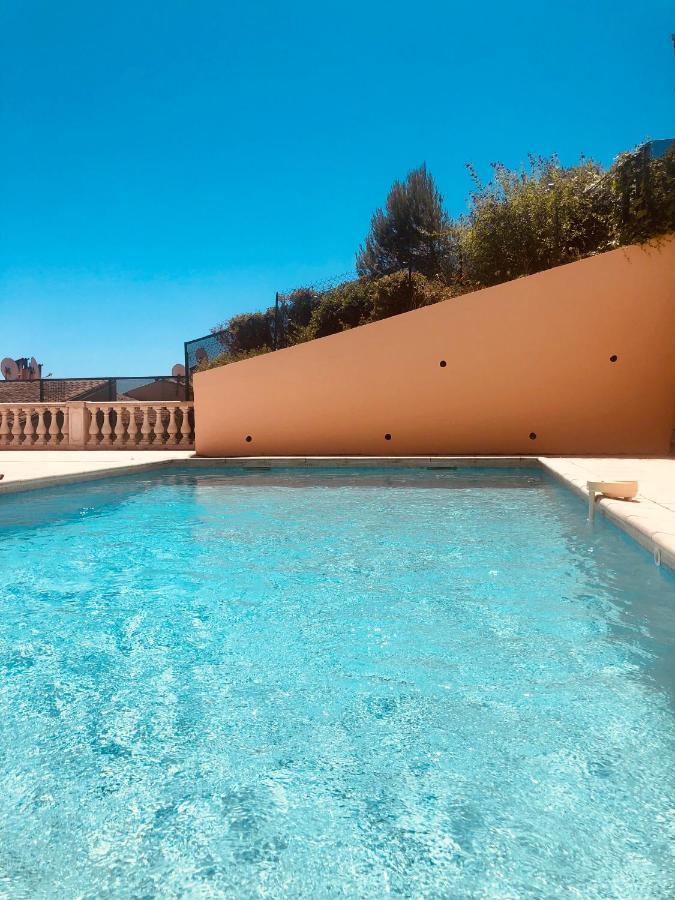 Mon Appart Avec Terrasse Et Piscine Рокебрюн — Кап-Мартен Экстерьер фото